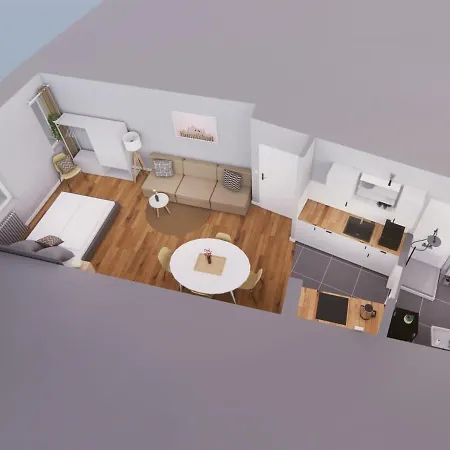 Hamburg City Apartment For 5-3
